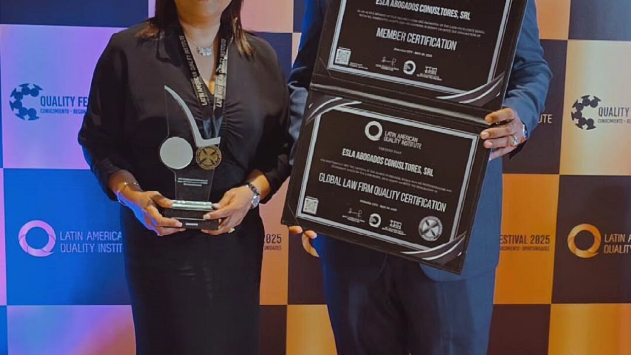 ESLA Abogados Consultores es reconocida por el Quality Festival 2025 en Panamá